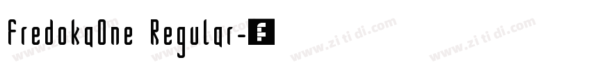 FredokaOne Regular字体转换